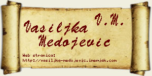 Vasiljka Medojević vizit kartica